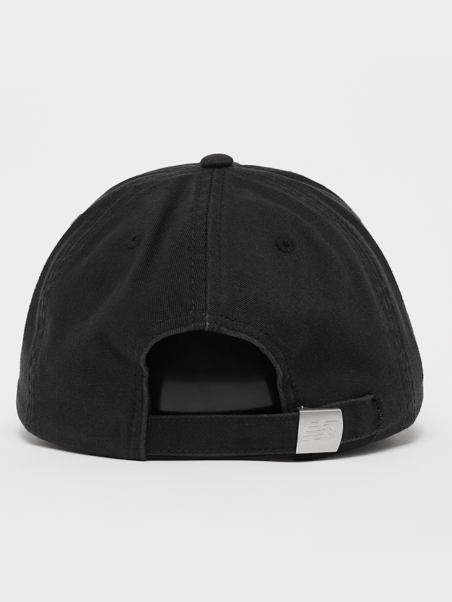 New Balance, 6 Panel NB Patch Logo Hat, black, Image 2 of 4