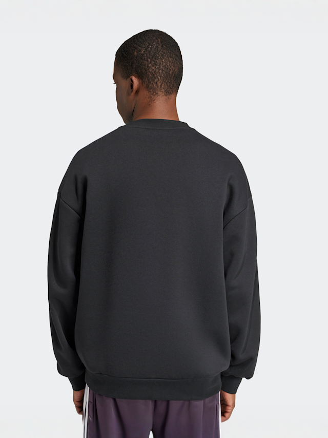 adidas Originals, Oversized 3-Streifen Crew Sweatshirt, black, Image 2 of 5