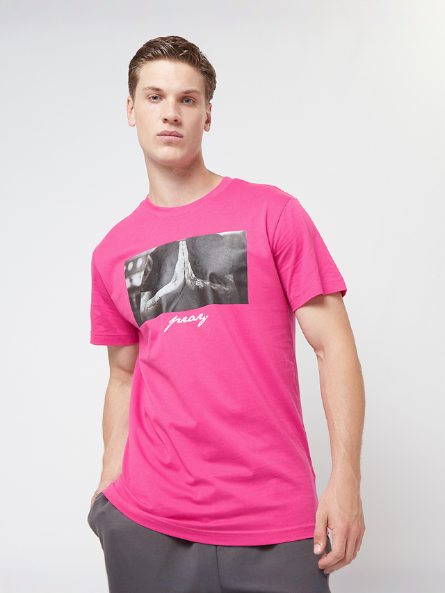 Mister Tee, Pray Tee, light pink, Image 1 of 4