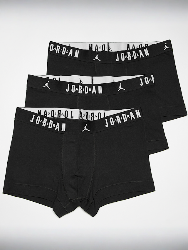 Jordan, 3 PACK - Flight Cotton Trunk, czarny, Obraz 1 z 2
