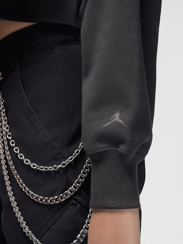 Jordan, Flight Fleece Graphics Hoodie, szary, Obraz 5 z 6