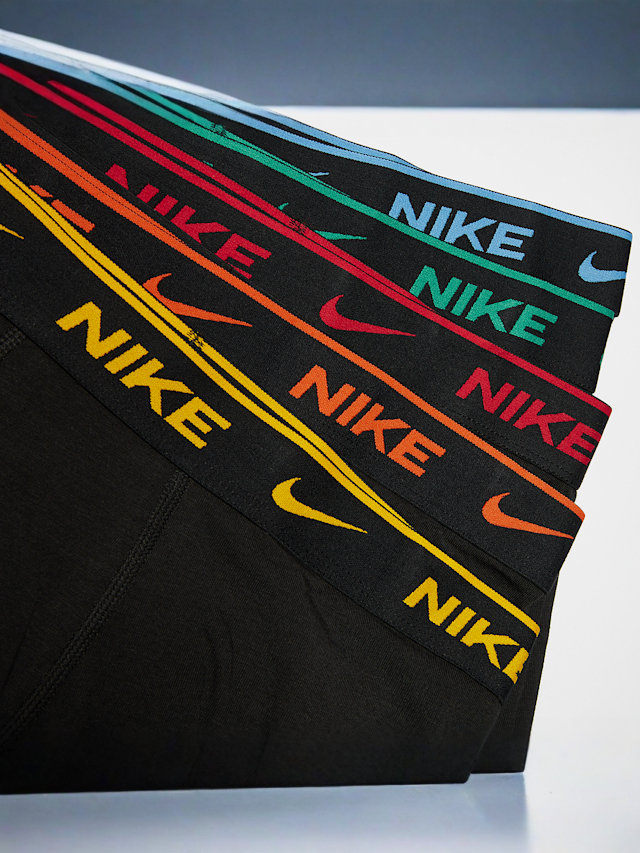 Nike, 5 PACK - Color Pop Dri-FIT Everyday Cotton Youth Boxer Brief, black, Image 2 of 2