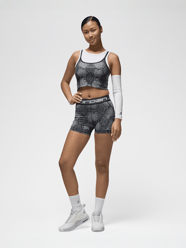 Jordan, Sport All Over Print Cropped Tanktop, black, Image 6 of 6