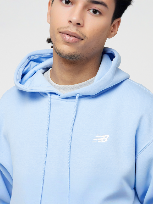 New Balance, Sport Essentials Fleece Hoodie, blue, Image 3 of 4
