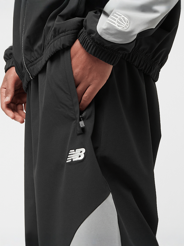 New Balance, Woven Track Pant, black, Image 5 of 7