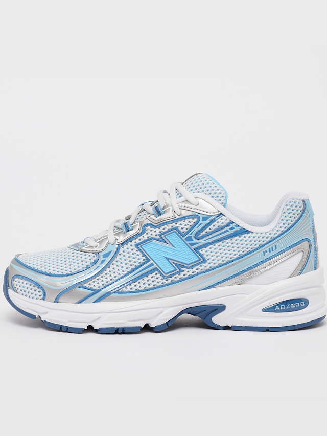 New Balance, 740 white/pink, blue, Image 1 of 7