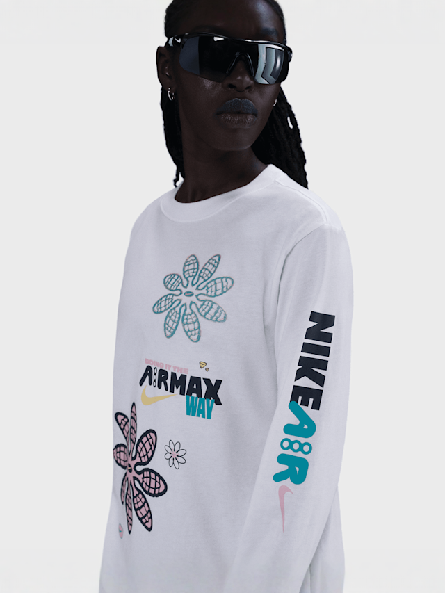 Nike, Sportswear Long Sleeve AMD, wit, Afbeelding 3 van 5