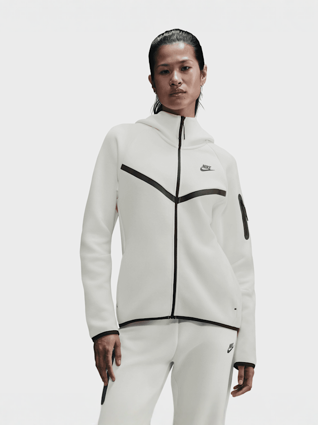 Nike  , Sportswear Tech Fleece Windrunner Full-Zip Hoody, white, Image 1 of 4