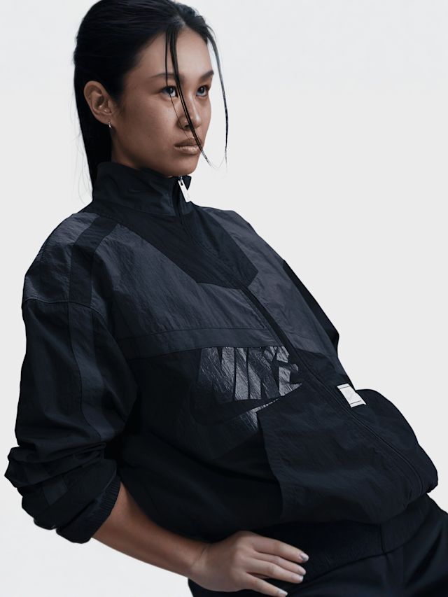 Nike, Street Woven Jacket, black, Image 3 of 4