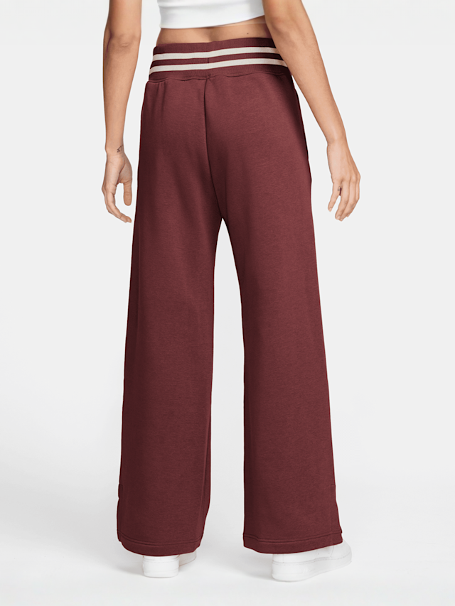 Nike, Sportswear Phoenix Fleece High-Rise Graphics Wide Pants, red, Image 2 of 4