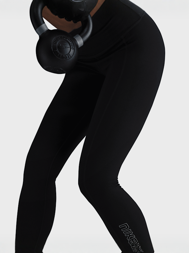 Nike, One Dri-Fit High Rise Tight, black, Image 3 of 7