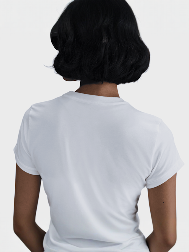 Nike, Sportswear Chill Knit Crop Top, wit, Afbeelding 2 van 4