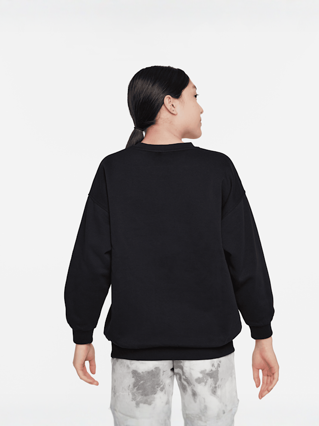 Nike, Sportswear Club Fleece Oversized Crew, black, Image 2 of 4