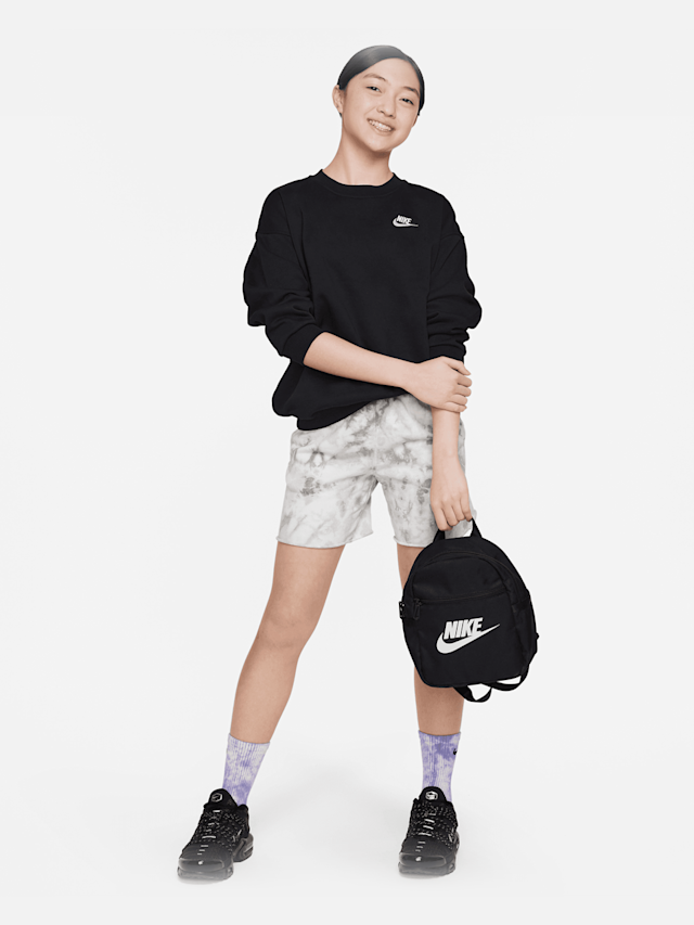 Nike, Sportswear Club Fleece Oversized Crew, black, Image 4 of 4