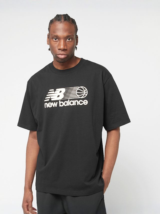 New Balance, Hoops Graphic T-Shirt, black, Image 1 of 4