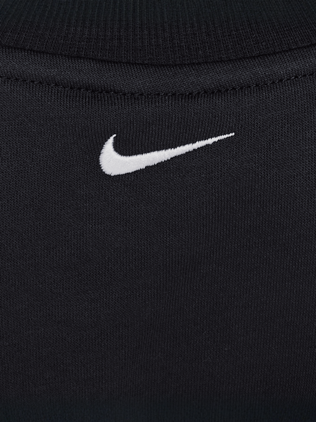 Nike, Sportswear Club French Terry Boxy Crew Graphics Star, black, Image 4 of 4