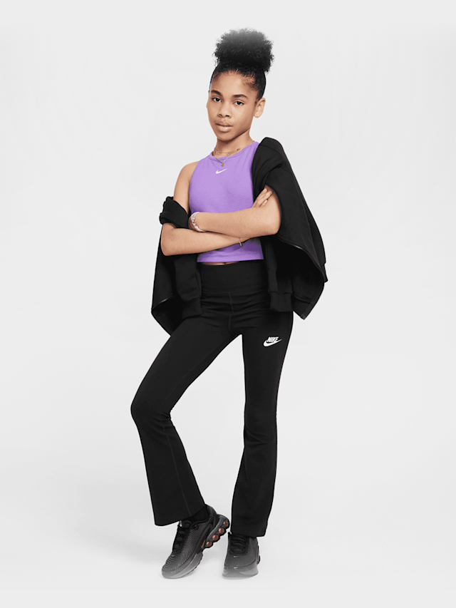Nike, Sportswear Classics High-Rise Flared Tight, black, Image 5 of 5