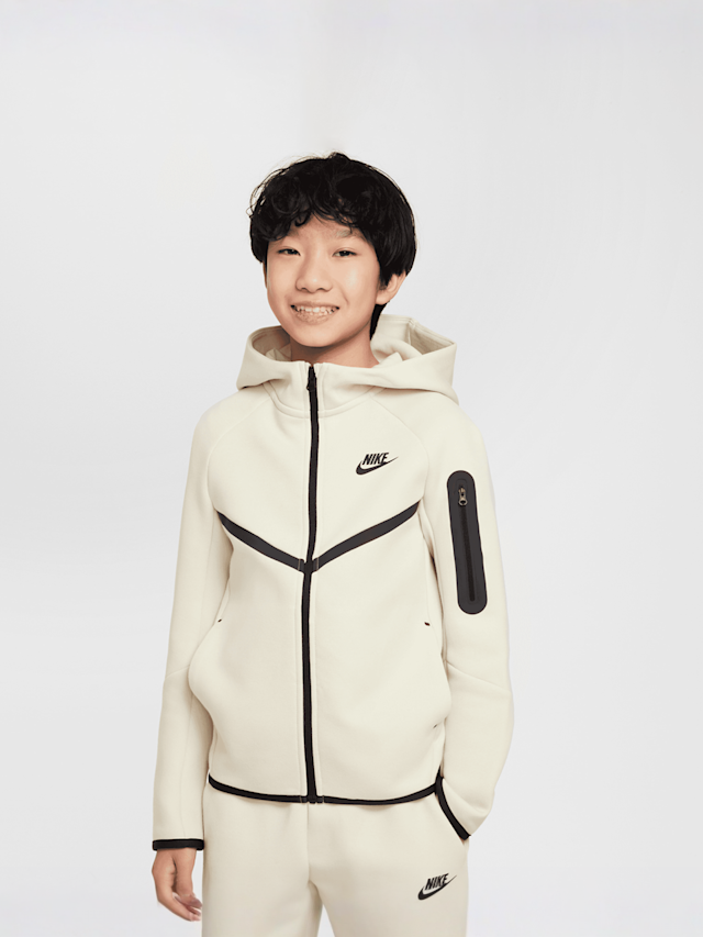 Nike, Sportswear Tech Fleece Full-Zip Hoodie, beige, Image 1 of 9