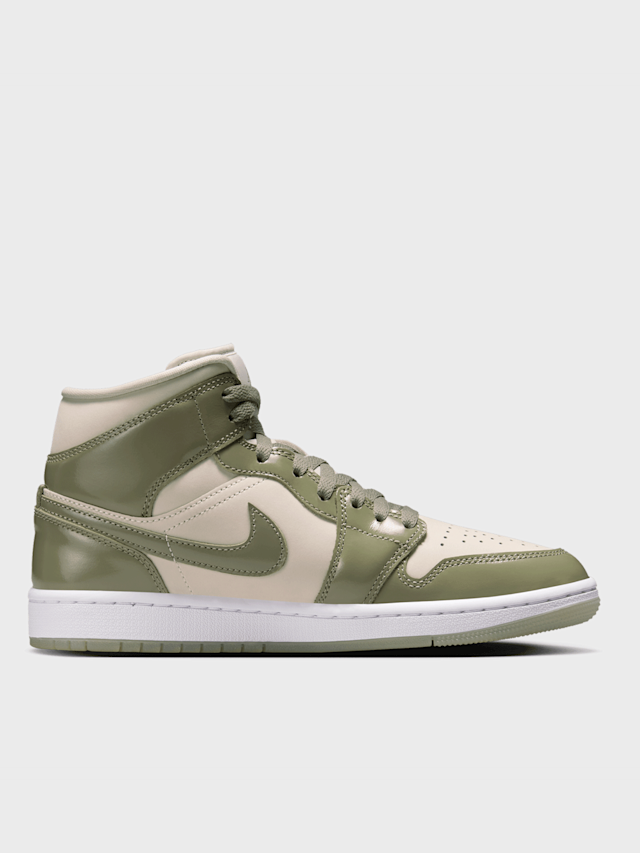 Jordan, Air Jordan 1 Mid SE summit white/blue chill-black, green, Image 2 of 8