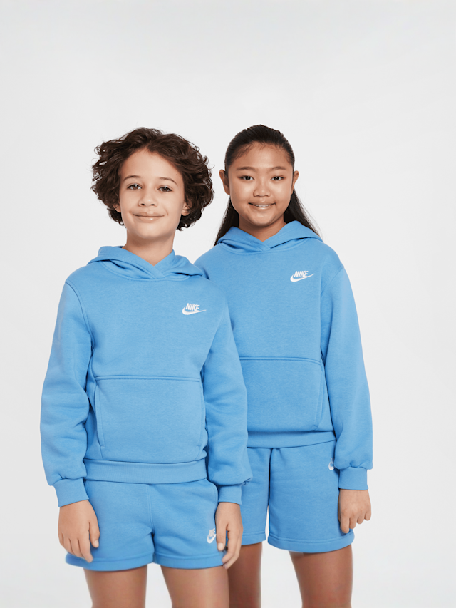 Nike, Sportswear Club Fleece Hoodie, blauw, Afbeelding 1 van 7