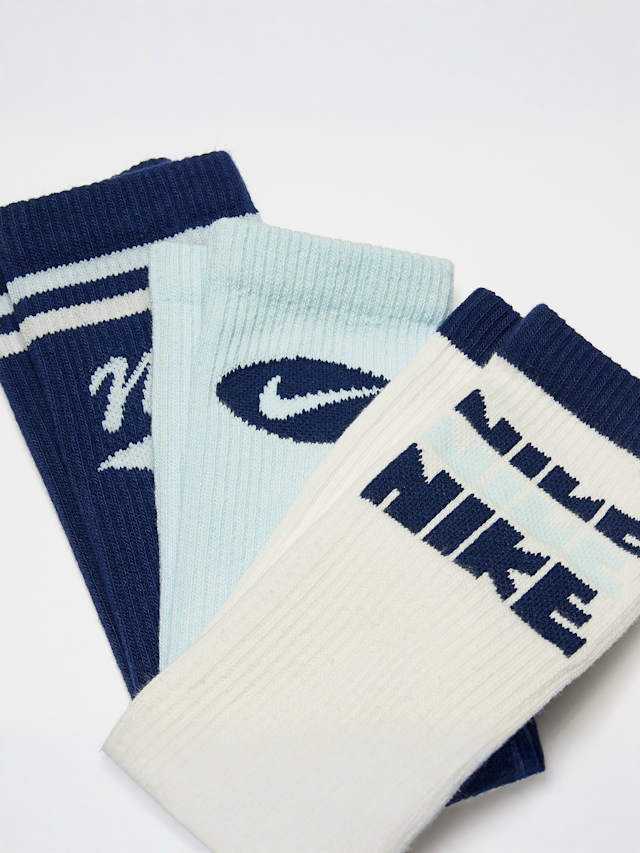 Nike, 3 PACK - Everyday Plus Crew Socks, multi-colour, Image 2 of 2
