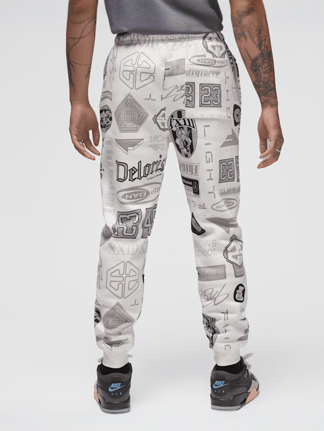 Jordan, Essentials All Over Print Fleece Pants, beige, Image 2 of 6