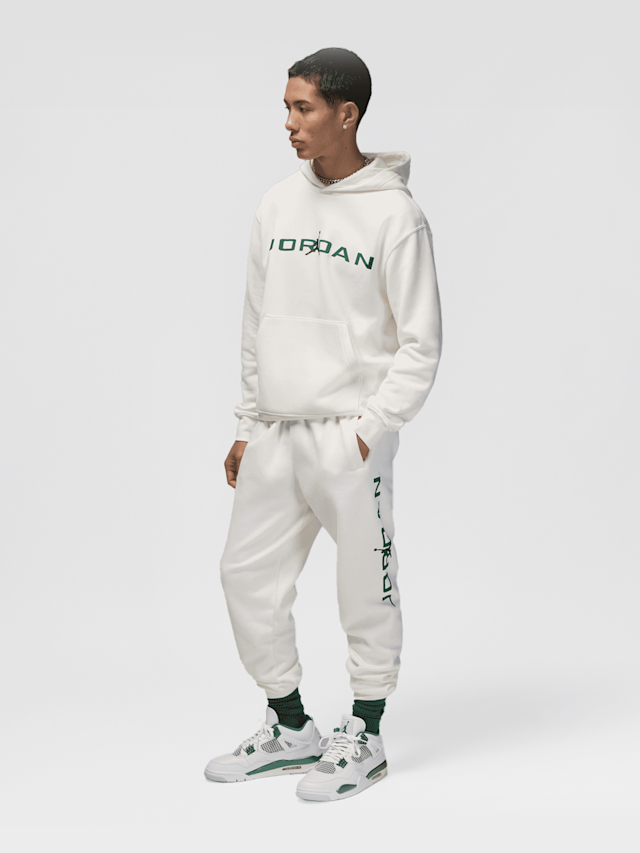 Jordan, Essentials Air Fleece Jogger, white, Image 7 of 7