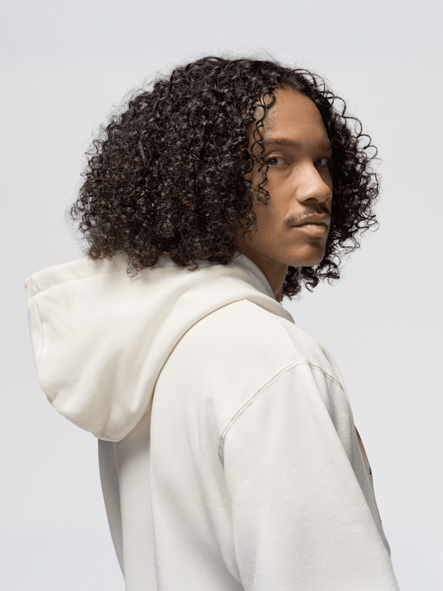 Jordan, Flight Graphics Fleece Hoodie, beige, Image 7 of 8