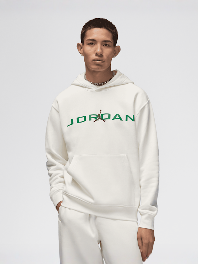 Jordan, Essentials Fleece Hoodie, white, Image 1 of 6