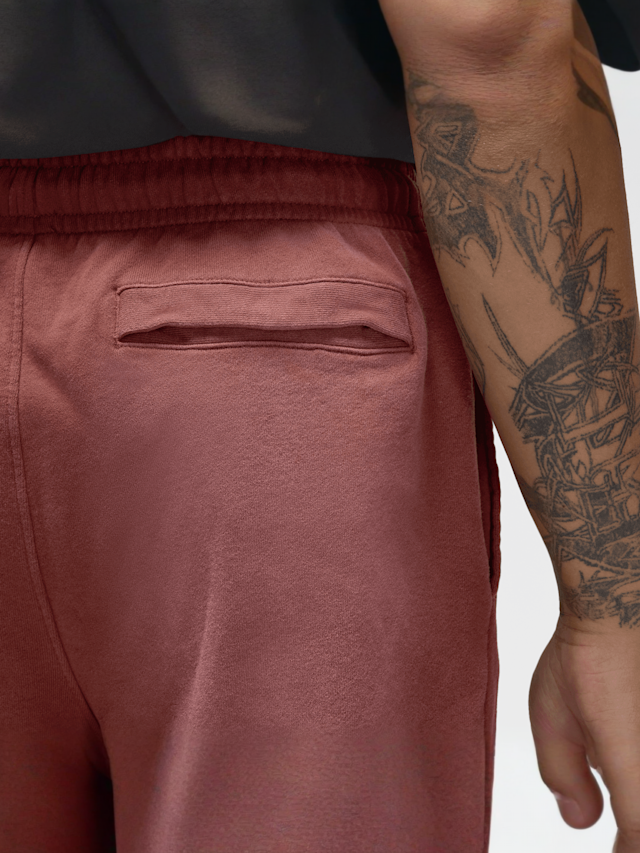 Jordan, Flight Washed Fleece Pants, red, Image 4 of 6