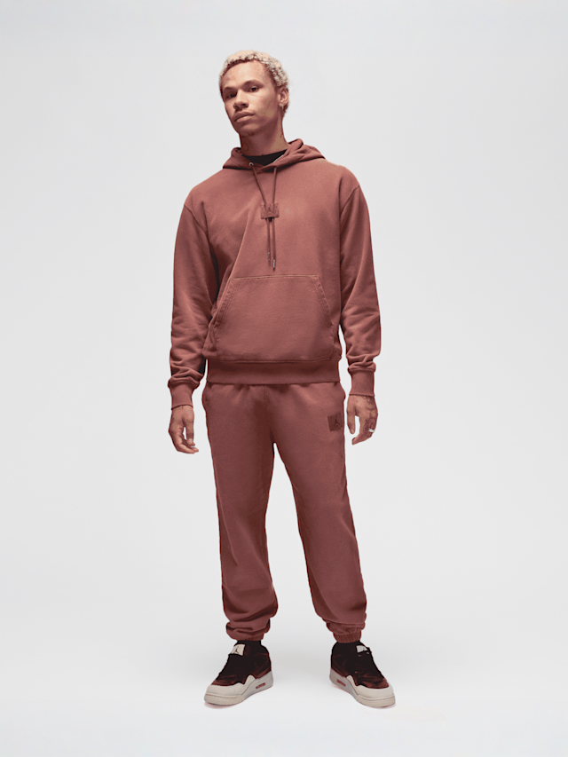 Jordan, Flight Washed Fleece Pants, red, Image 6 of 6