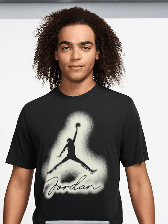 Jordan, Flight MVP Jumpman Crew T-Shirt, black, Image 3 of 3