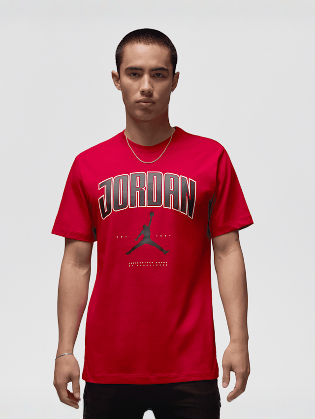 Jordan, City 88 Short Sleeve Crew T-Shirt, red, Image 1 of 4