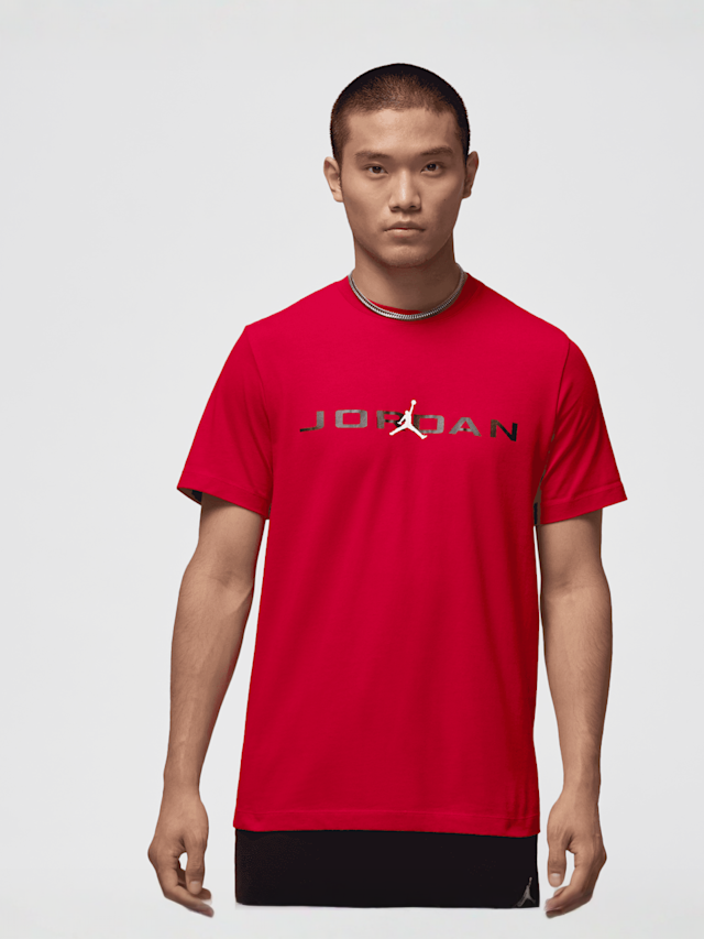 Jordan, Air Short Sleeve Tee, red, Image 1 of 4