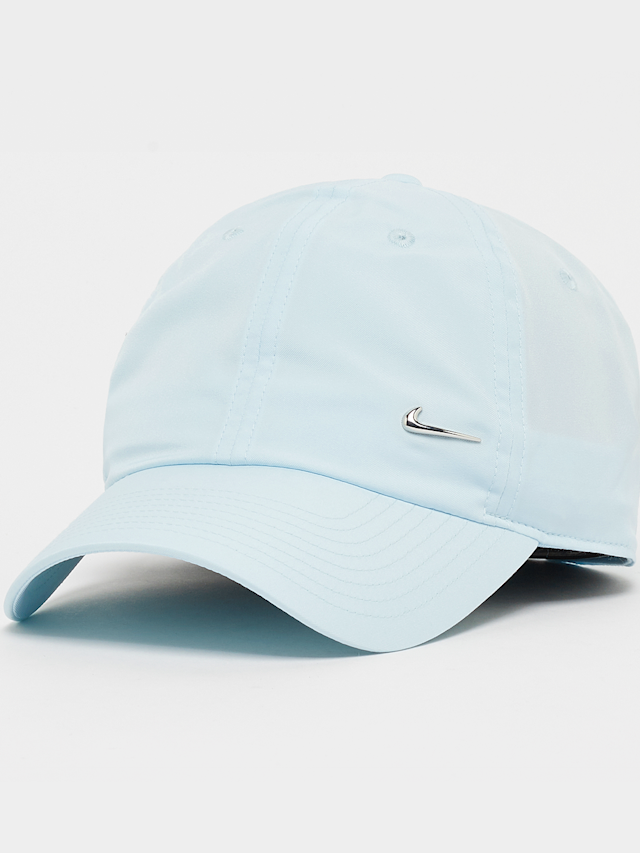 Nike, Dri-FIT Club Unstructured Metal Swoosh Cap, blue, Image 1 of 4