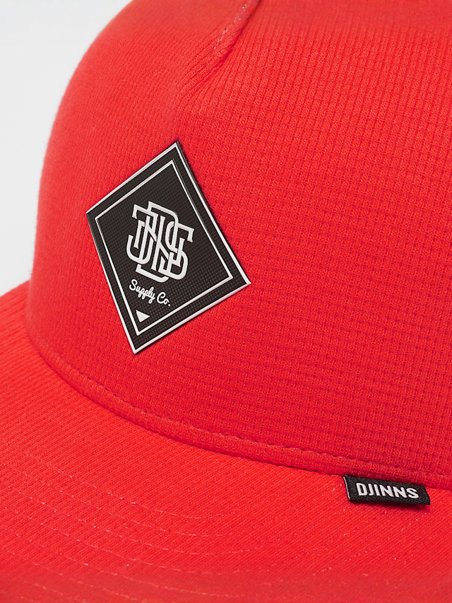DJINNS, HFT Cap Tiny Waffle, red, Image 4 of 4