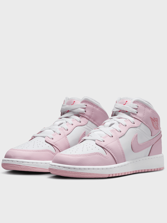 Jordan, Jordan 1 Mid (GS), Pink, Image 4 of 9