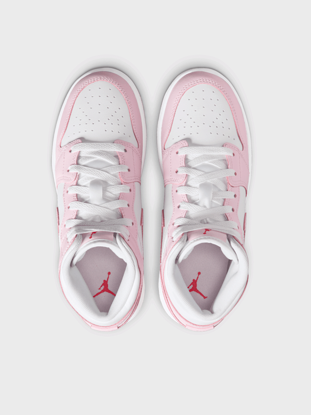 Jordan, Air Jordan 1 Mid (GS), light pink, Image 6 of 9