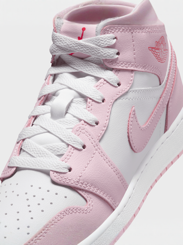 Jordan, Air Jordan 1 Mid (GS), light pink, Image 7 of 9