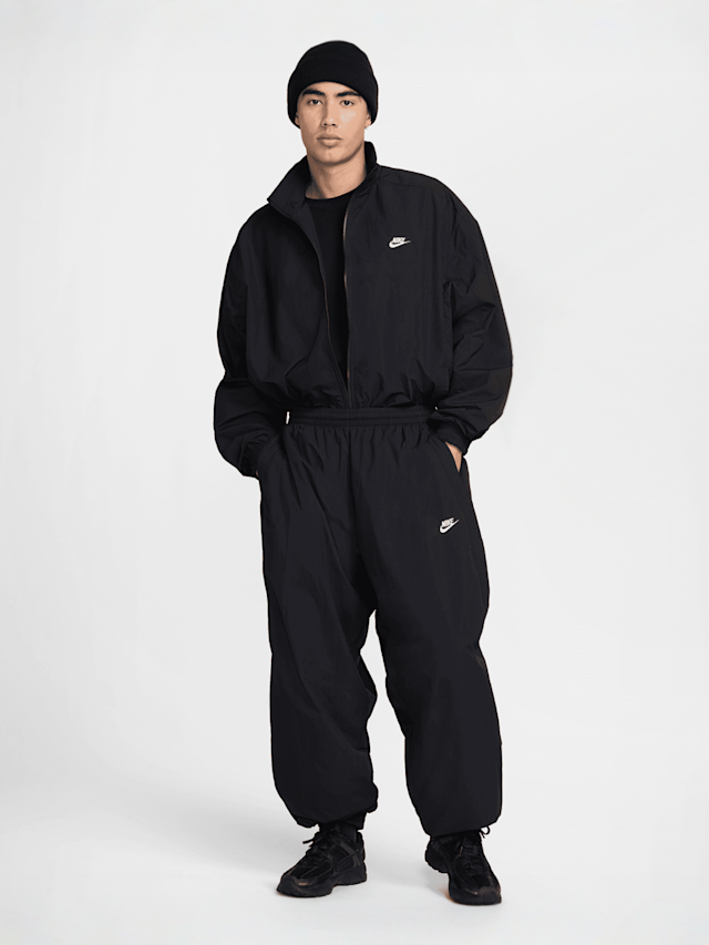 Nike, Club Woven Oversized Track Pants, black, Image 6 of 6