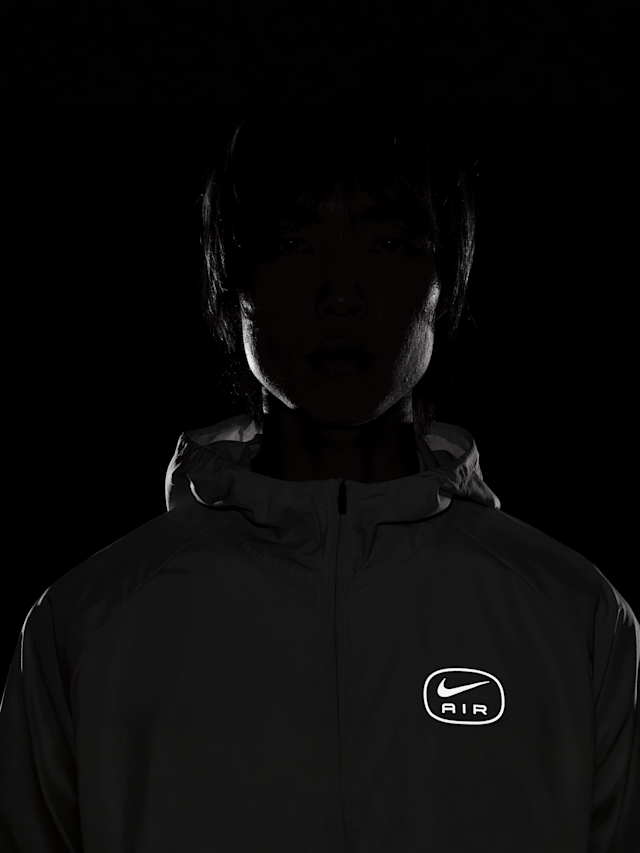 Nike, Sportswear Swoosh Air Run Jacket, grijs, Afbeelding 6 van 7