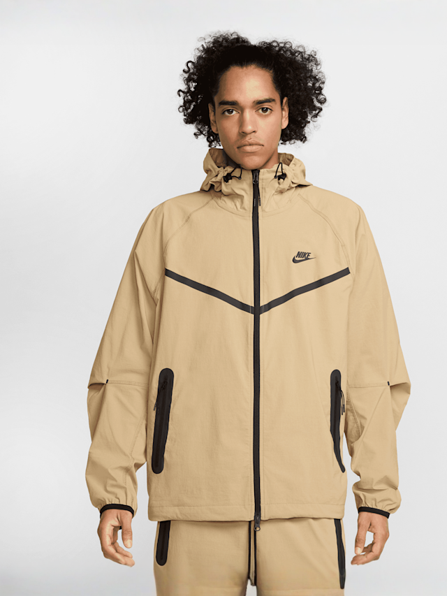 Nike, Tech Woven Windrunner Full-Zip Jacket, beige, Image 1 of 8