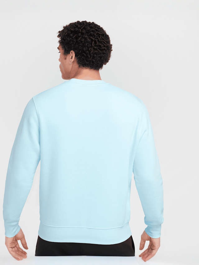 Nike, Sportswear Club Fleece Crewneck, blue, Image 2 of 4