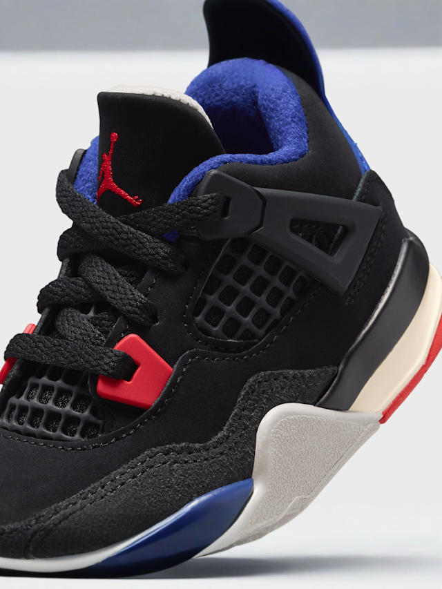 Jordan, Jordan 4 "Rare Air" Retro OG Toddlers, black, Image 7 of 8
