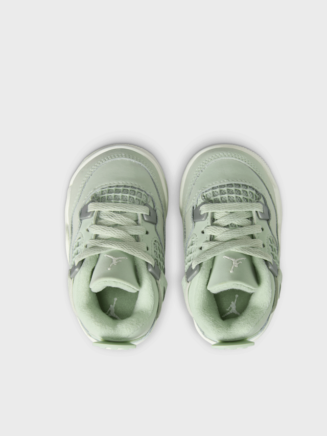 Jordan, Air Jordan 4 Retro "Abundance" Toddlers, green, Image 6 of 7