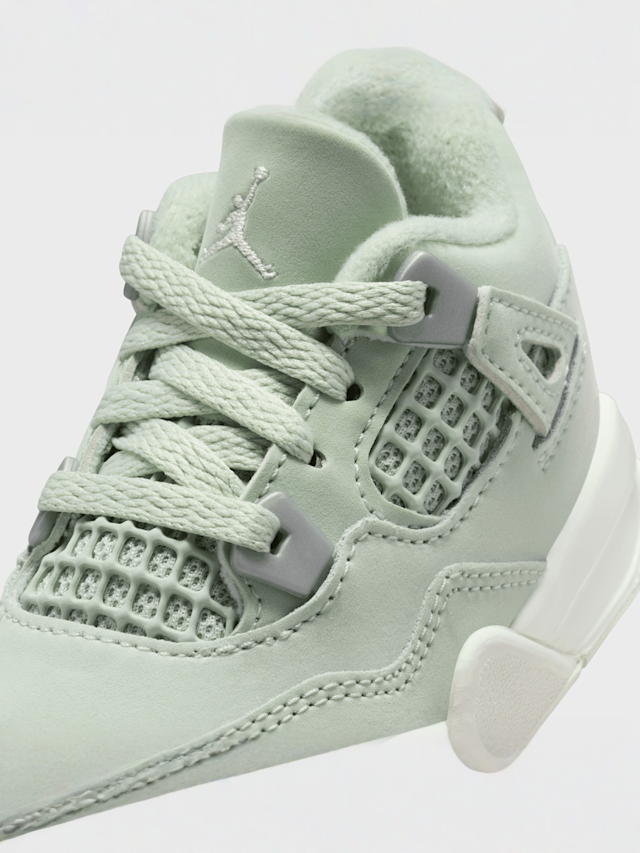 Jordan, Air Jordan 4 Retro "Abundance" Toddlers, green, Image 7 of 7