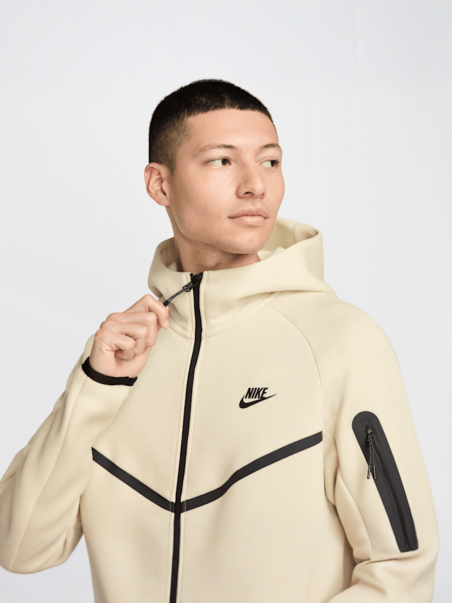 Nike, Tech Fleece Full-Zip Windrunner, beige, Image 3 of 6