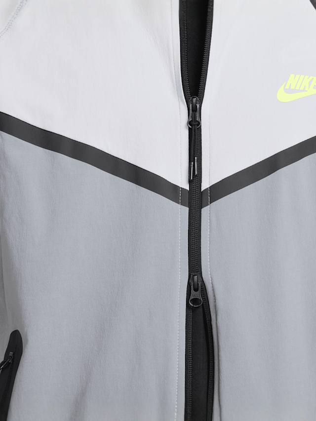 Nike, Tech Woven Full-Zip Windrunner Jacket, grey, Image 4 of 8