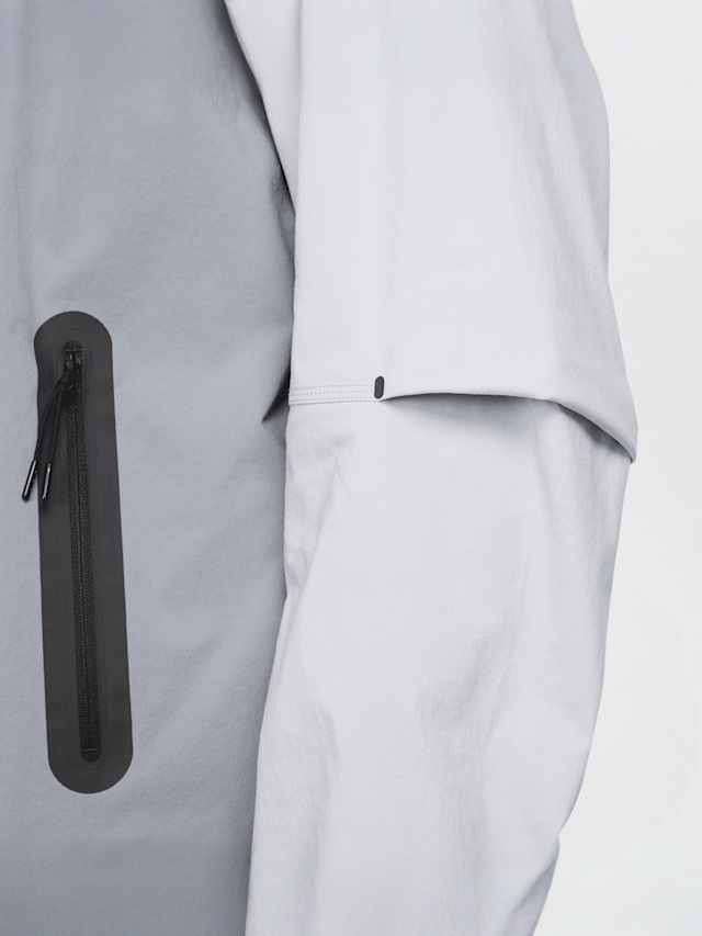 Nike, Tech Woven Full-Zip Windrunner Jacket, grey, Image 5 of 8