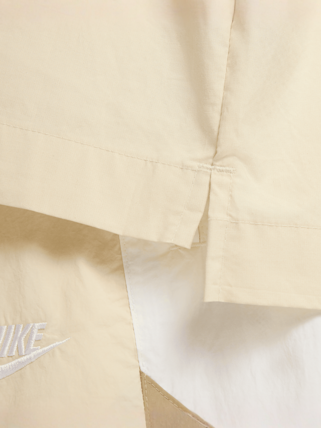 Nike, Club Short Sleeve Buttoned Oversized Shirt, beige, Image 5 of 6